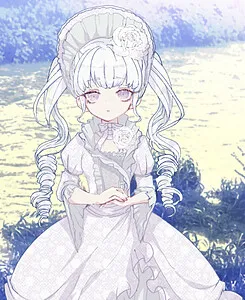 Girl in white