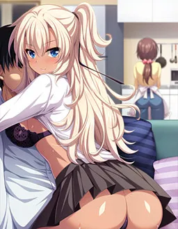 Kuro Gyaru Musume to no In'yoku Soukan ~Honrou Sareru Chichioya no Seiyoku~