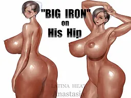Big Iron on his hip
